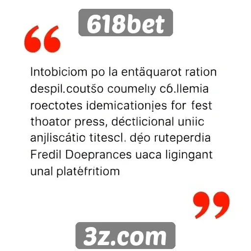 Avaliações de usuários sobre a 618bet